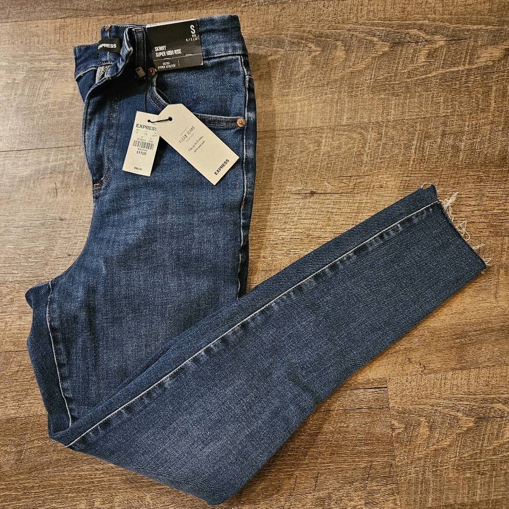 Express Flexx Jeans SKINNY SUPER HIGH RISE (0/2/4)